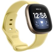 Strap-it® Fitbit Sense Silikon Armband (Gelb)