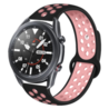 Strap-it® Strap-it Samsung Galaxy Watch 3 45mm Sportarmband (Schwarz / Rosa) Strap-it® Strap-it Samsung Galaxy Watch 3 45mm Sportarmband (Schwarz / Rosa)