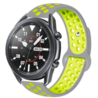 Strap-it® Strap-it Samsung Galaxy Watch 3 45mm Sportarmband (Grau / Gelb) Strap-it® Strap-it Samsung Galaxy Watch 3 45mm Sportarmband (Grau / Gelb)