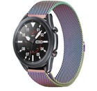 Strap-it® Strap-it Samsung Galaxy Watch 3 45mm Milanese Armband (Regenbogen)