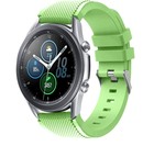 Strap-it® Strap-it Samsung Galaxy Watch 3 45mm Armband Silikon (Hellgrün)