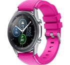Strap-it® Strap-it Samsung Galaxy Watch 3 45mm Armband Silikon (Leuchtend Pink)