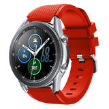 Strap-it® Samsung Galaxy Watch 3 45mm Armband Silikon (Rot) Strap-it® Samsung Galaxy Watch 3 45mm Armband Silikon (Rot)