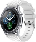 Strap-it® Strap-it Samsung Galaxy Watch 3 45mm Armband Silikon (Weiß)
