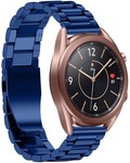 Strap-it® Strap-it Samsung Galaxy Watch 3 41mm Gliederarmband (Blau)