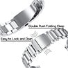 Strap-it® Strap-it Samsung Galaxy Watch 3 41mm Gliederarmband (Silber) Strap-it® Strap-it Samsung Galaxy Watch 3 41mm Gliederarmband (Silber)