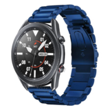 Strap-it® Samsung Galaxy Watch 3 45mm Gliederarmband (Blau) Strap-it® Samsung Galaxy Watch 3 45mm Gliederarmband (Blau)