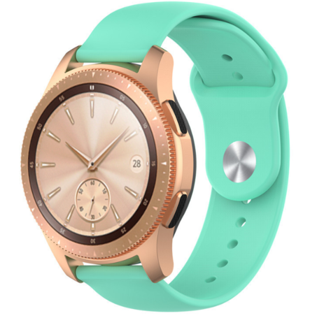Strap-it® Strap-it Samsung Galaxy Watch 42mm Sportarmband (Aqua)