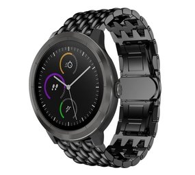 Strap-it® Garmin Vivoactive 4 Drache Gliederarmband - 45mm - Schwarz Strap-it® Garmin Vivoactive 4 Drache Gliederarmband - 45mm - Schwarz