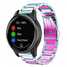 Strap-it® Strap-it Garmin Vivoactive 4 Gliederarmband - 45mm - Regenbogen Strap-it® Strap-it Garmin Vivoactive 4 Gliederarmband - 45mm - Regenbogen