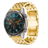 Strap-it® Huawei Watch GT 2 Drache Gliederarmband (Gold) Strap-it® Huawei Watch GT 2 Drache Gliederarmband (Gold)