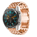 Strap-it® Huawei Watch GT 2 Drache Gliederarmband (Roségold) Strap-it® Huawei Watch GT 2 Drache Gliederarmband (Roségold)