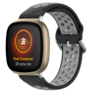 Strap-it® Strap-it Fitbit Versa 3 Sportarmband (Schwarz / Grau) Strap-it® Strap-it Fitbit Versa 3 Sportarmband (Schwarz / Grau)