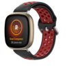 Strap-it® Strap-it Fitbit Versa 3 Sportarmband (Schwarz / Rot) Strap-it® Strap-it Fitbit Versa 3 Sportarmband (Schwarz / Rot)