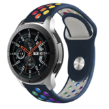 Strap-it® Samsung Galaxy Watch 46mm Sportarmband (Dunkelblau Bunt) Strap-it® Samsung Galaxy Watch 46mm Sportarmband (Dunkelblau Bunt)