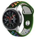 Strap-it® Samsung Galaxy Watch 46mm Sportarmband (Armeegrün Bunt) Strap-it® Samsung Galaxy Watch 46mm Sportarmband (Armeegrün Bunt)