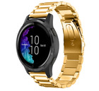 Strap-it® Strap-it Garmin Venu (SQ) Stahl Gliederarmband (Gold)