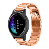 Strap-it® Garmin Venu (SQ) Stahl Gliederarmband (Roségold) Strap-it® Garmin Venu (SQ) Stahl Gliederarmband (Roségold)