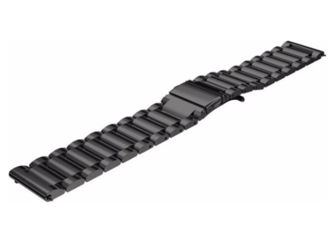 Strap-it® Strap-it Garmin Venu (SQ) Stahl Gliederarmband (Schwarz) Strap-it® Strap-it Garmin Venu (SQ) Stahl Gliederarmband (Schwarz)