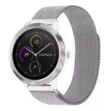 Strap-it® Garmin Vivomove 3s Milanese Metall Armband - 39mm - Silber Strap-it® Garmin Vivomove 3s Milanese Metall Armband - 39mm - Silber