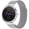 Strap-it® Strap-it Garmin Vivomove 3s Milanese Metall Armband - 39mm - Silber Strap-it® Strap-it Garmin Vivomove 3s Milanese Metall Armband - 39mm - Silber
