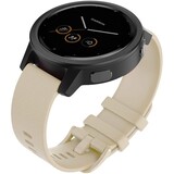 Strap-it® Garmin Vivomove 3s Armband Silikon - 39mm - Beige Strap-it® Garmin Vivomove 3s Armband Silikon - 39mm - Beige
