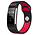 Strap-it Fitbit Charge 2 Sportarmband (Schwarz / Rot)