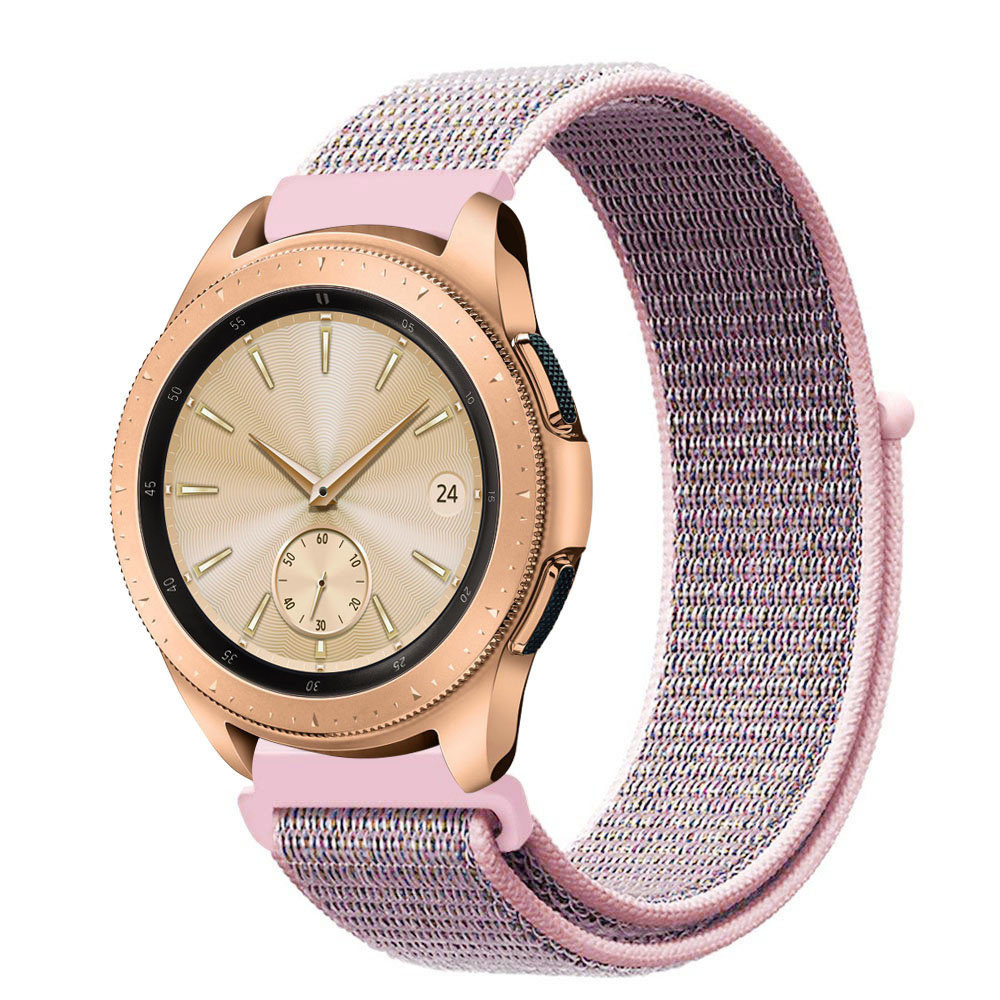 Strap-it® Strap-it Samsung Galaxy Watch 42mm Armband Nylon (Rosa Sand) Strap-it® Strap-it Samsung Galaxy Watch 42mm Armband Nylon (Rosa Sand)