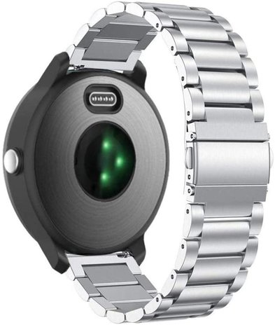 Strap-it® Strap-it Garmin Vivoactive 3 Gliederarmband (Silber) Strap-it® Strap-it Garmin Vivoactive 3 Gliederarmband (Silber)