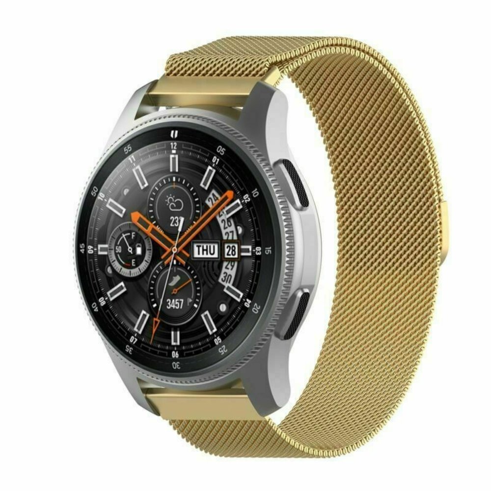 Strap-it® Strap-it Samsung Galaxy Watch 46mm Milanese Armband (Gold)