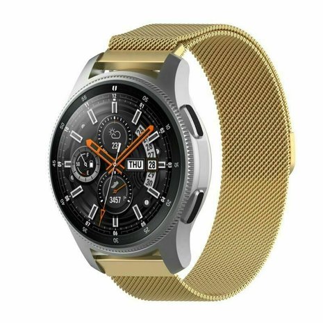 Strap-it® Strap-it Samsung Galaxy Watch 46mm Milanese Armband (Gold)