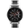 Strap-it® Strap-it Samsung Galaxy Watch 46mm Gliederarmband (Silber / Schwarz) Strap-it® Strap-it Samsung Galaxy Watch 46mm Gliederarmband (Silber / Schwarz)