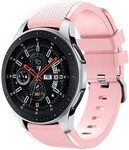 Strap-it® Strap-it Samsung Galaxy Watch 46mm Armband Silikon (Hellrosa)