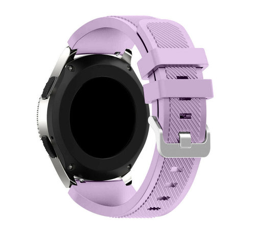 Strap-it® Strap-it Samsung Galaxy Watch 46mm Armband Silikon (Lila)