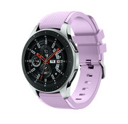 Strap-it® Samsung Galaxy Watch 46mm Armband Silikon (Lila)