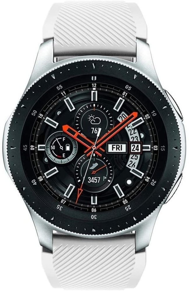 Strap-it® Strap-it Samsung Galaxy Watch 46mm Armband Silikon (Weiß) Strap-it® Strap-it Samsung Galaxy Watch 46mm Armband Silikon (Weiß)