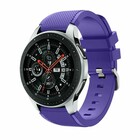 Strap-it® Strap-it Samsung Galaxy Watch 46mm Armband Silikon (Violett)