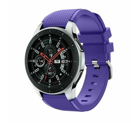 Strap-it® Samsung Galaxy Watch 46mm Armband Silikon (Violett) Strap-it® Samsung Galaxy Watch 46mm Armband Silikon (Violett)