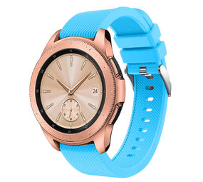 Strap-it® Samsung Galaxy Watch 42 mm Armband Silikon (Hellblau)