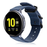 Strap-it® Samsung Galaxy Watch Active / Active 2 Nylon Schallenarmband (Blau) Strap-it® Samsung Galaxy Watch Active / Active 2 Nylon Schallenarmband (Blau)