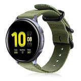 Strap-it® Samsung Galaxy Watch Active / Active 2 Nylon Schallenarmband (Grün) Strap-it® Samsung Galaxy Watch Active / Active 2 Nylon Schallenarmband (Grün)