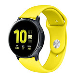 Strap-it® Samsung Galaxy Watch Active / Active 2 Sportarmband (Gelb) Strap-it® Samsung Galaxy Watch Active / Active 2 Sportarmband (Gelb)