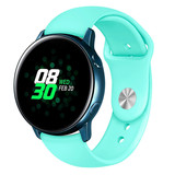 Strap-it® Samsung Galaxy Watch Active / Active 2 Sportarmband (Aqua) Strap-it® Samsung Galaxy Watch Active / Active 2 Sportarmband (Aqua)