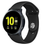 Strap-it® Strap-it Samsung Galaxy Watch Active / Active 2 Sportarmband (Schwarz)