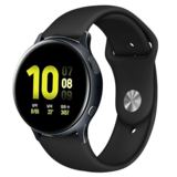 Strap-it® Samsung Galaxy Watch Active / Active 2 Sportarmband (Schwarz) Strap-it® Samsung Galaxy Watch Active / Active 2 Sportarmband (Schwarz)