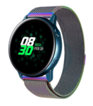 Strap-it® Strap-it Samsung Galaxy Watch Active / Active 2 Milanese Armband (Regenbogen)