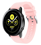 Strap-it® Strap-it Samsung Galaxy Watch Active / Active 2 Armband Silikon (Rosa)