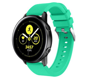Strap-it® Samsung Galaxy Watch Active / Active 2 Armband Silikon (Aqua) Strap-it® Samsung Galaxy Watch Active / Active 2 Armband Silikon (Aqua)