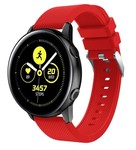 Strap-it® Strap-it Samsung Galaxy Watch Active / Active 2 Armband Silikon (Rot)