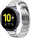 Strap-it® Strap-it Samsung Galaxy Watch Active / Active 2 Gliederamband (Silber)